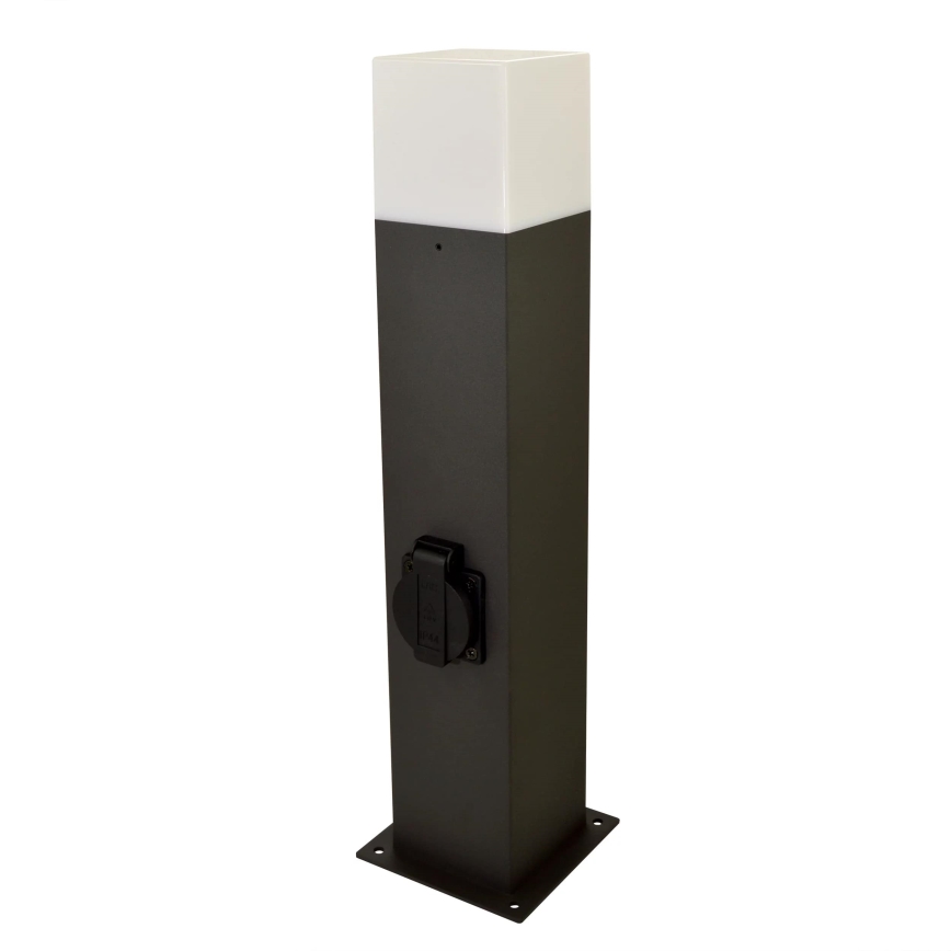 Udendørslampe med stik NEW YORK 1xE27/12W/230V IP44 44 cm antracit