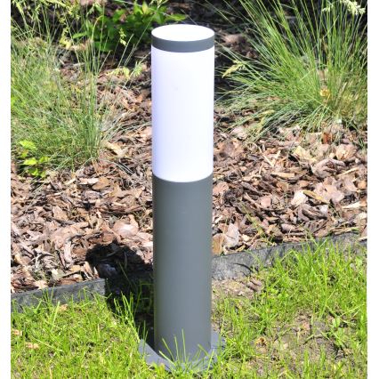 Udendørslampe OSLO 1xE27/10W/230V 45 cm IP44 antracit