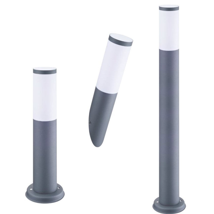 Udendørslampe OSLO 1xE27/10W/230V 45 cm IP44 antracit