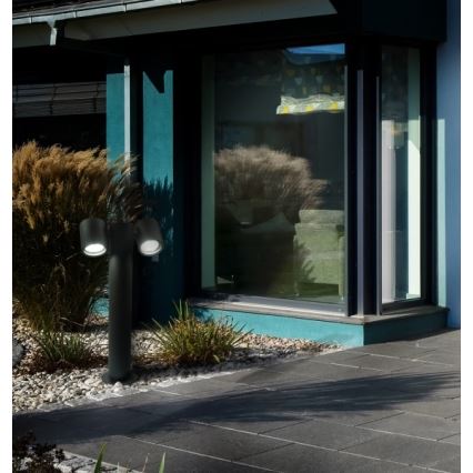 Udendørslampe PINO 2xGU10/10W/230V IP44 44 cm