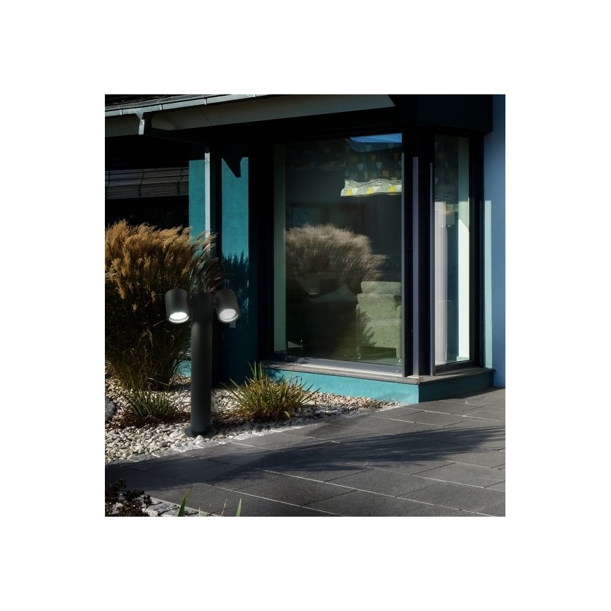 Udendørslampe PINO 2xGU10/10W/230V IP44 44 cm