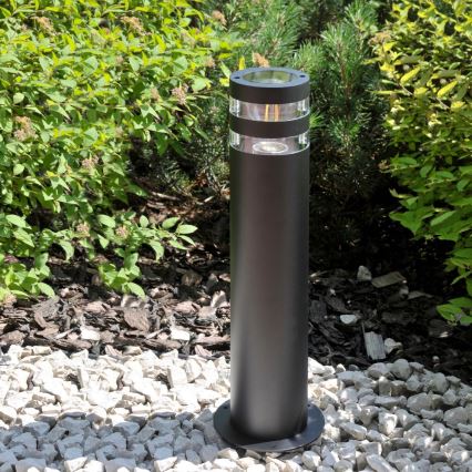 Udendørslampe RINO 1xE27/12W/230V IP54 44 cm sort