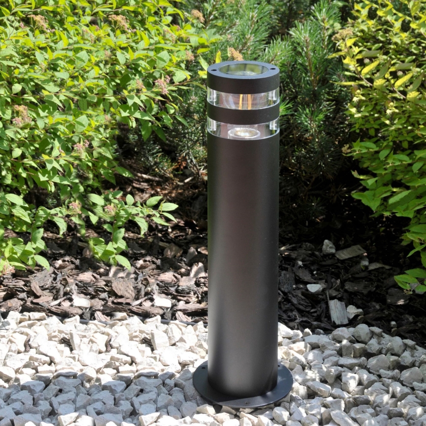 Udendørslampe RINO 1xE27/12W/230V IP54 44 cm sort