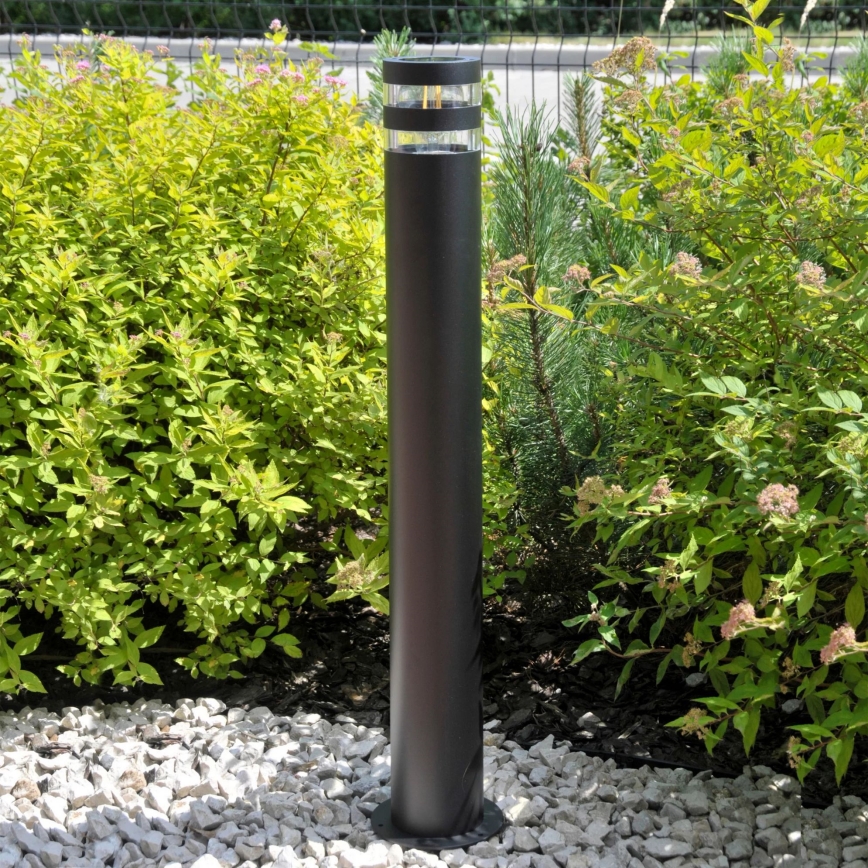 Udendørslampe RINO 1xE27/12W/230V IP54 74 cm sort