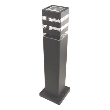 Udendørslampe SANTA 1xE27/60W/230V 50 cm IP54 antracit