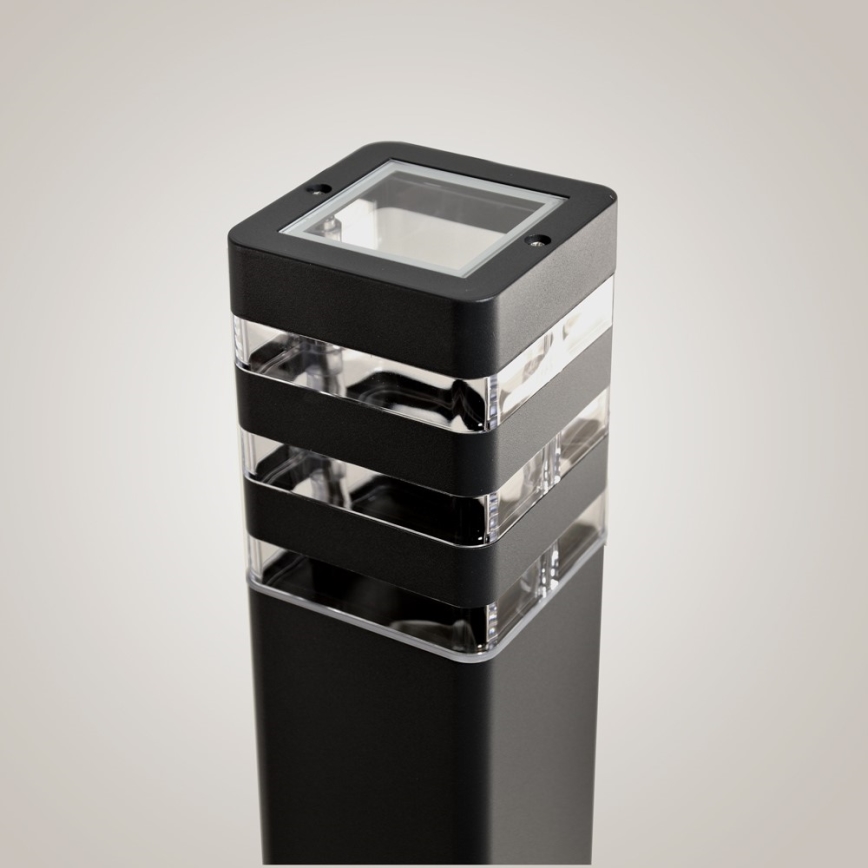 Udendørslampe SANTA 1xE27/60W/230V 50 cm IP54 sort