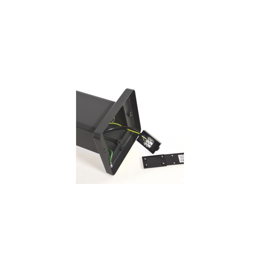 Udendørslampe SANTA 1xE27/60W/230V 50 cm IP54 sort