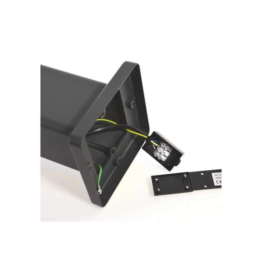 Udendørslampe SANTA 1xE27/60W/230V IP54 79,5 cm antracit