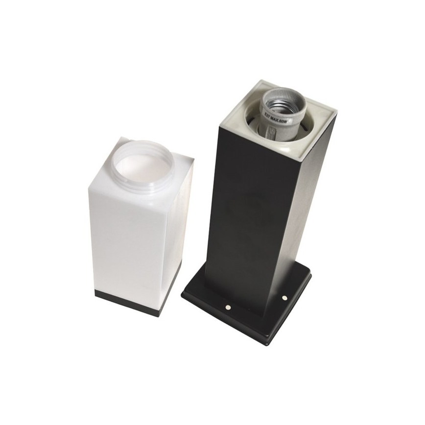 Udendørslampe SOPPA 1xE27/60W/230V IP44 65 cm sort