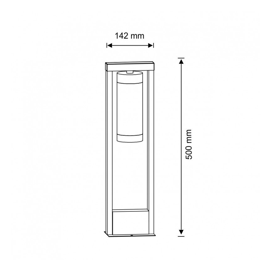 Udendørslampe SPECTRA 1xE27/10W/230V IP44 50 cm