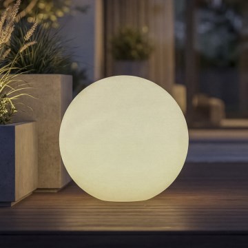 Udendørslampe STONO 1xE27/20W/230V Ø 30 cm IP65 hvid