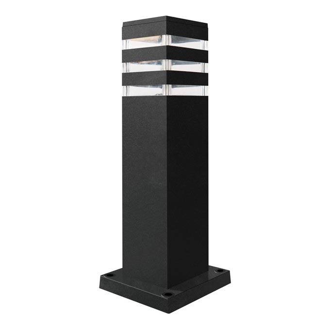 Udendørslampe TEKSAS 1xE27/12W/230V IP44 44 cm antracit