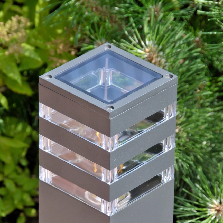 Udendørslampe TEKSAS 1xE27/12W/230V IP44 44 cm antracit