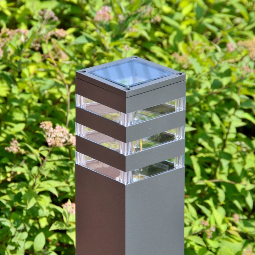 Udendørslampe TEKSAS 1xE27/12W/230V IP44 44 cm antracit
