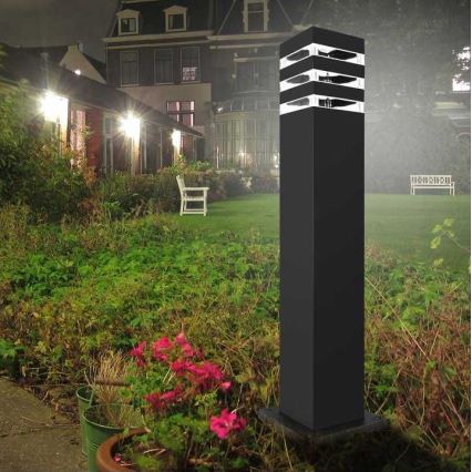 Udendørslampe TEKSAS 1xE27/12W/230V IP44 44 cm antracit