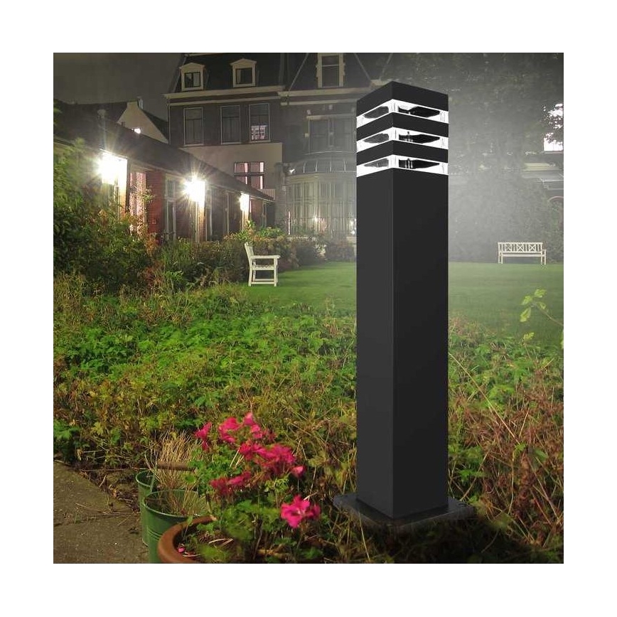 Udendørslampe TEKSAS 1xE27/12W/230V IP44 44 cm antracit