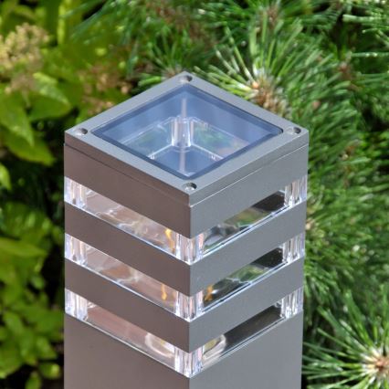 Udendørslampe TEKSAS 1xE27/12W/230V IP44 74 cm antracit