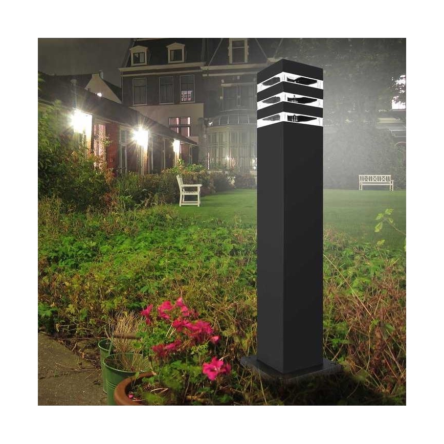 Udendørslampe TEKSAS 1xE27/12W/230V IP44 74 cm antracit