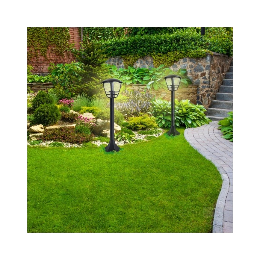 Udendørslampe TEVIO 1xE27/60W/230V IP54 97 cm sort