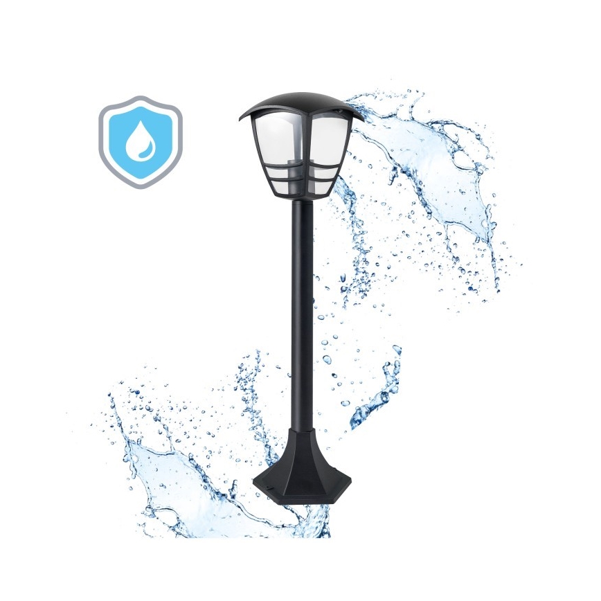 Udendørslampe TEVIO 1xE27/60W/230V IP54 97 cm sort