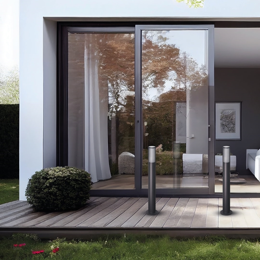 Udendørslampe VERTICAL 1xGU10/8W/230V IP44 sort
