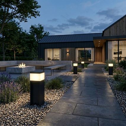 Udendørslampe VESPER 1xG9/5W/230V IP44 30 cm sort