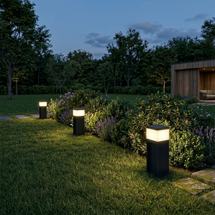 Udendørslampe VESPER 1xG9/5W/230V IP44 30 cm sort