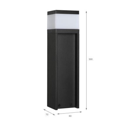 Udendørslampe VESPER 1xG9/5W/230V IP44 30 cm sort