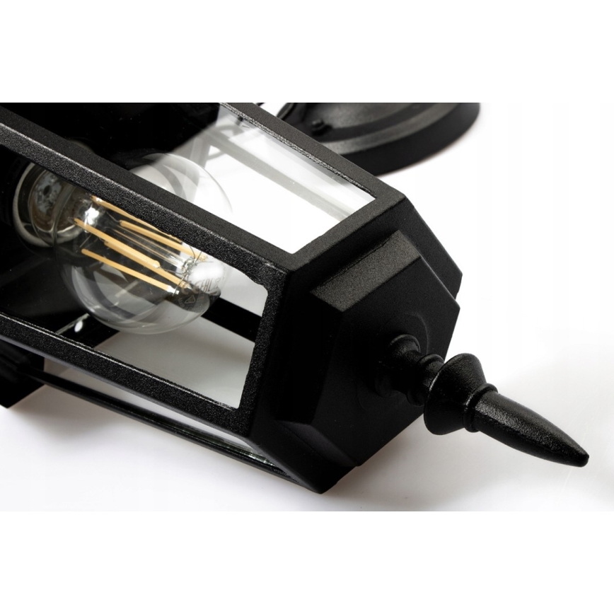 Udendørspendel 1xE27/20W/230V IP43 sort
