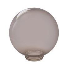 Udskiftelig lampeskærm til lampe røgfarvet E27 diameter 20 cm