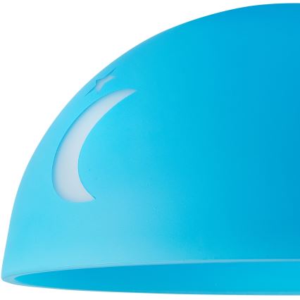 Udskiftningsglas til lysekrone DAY & NIGHT E27 diameter 30 cm blå