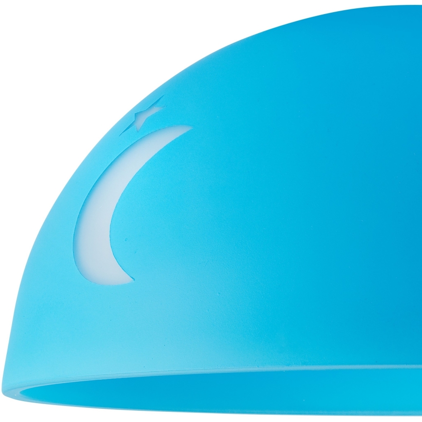 Udskiftningsglas til lysekrone DAY & NIGHT E27 diameter 30 cm blå