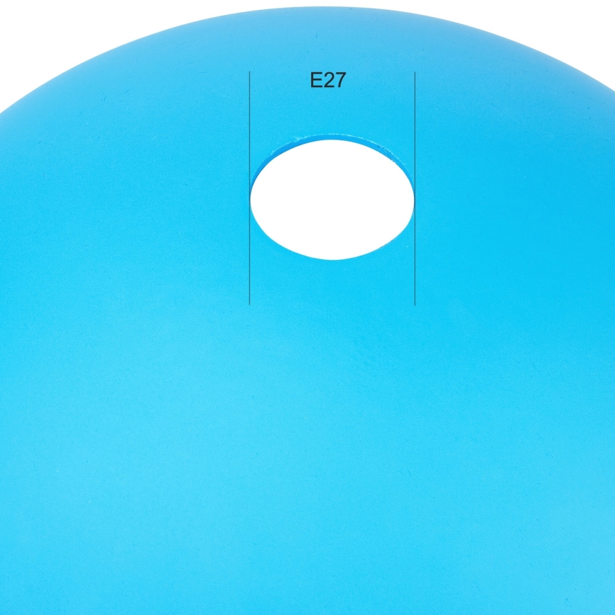 Udskiftningsglas til lysekrone DAY & NIGHT E27 diameter 30 cm blå