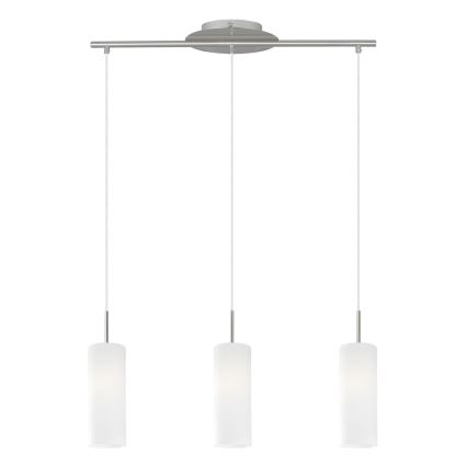 Udskiftningsglas til lysekrone og lampe Eglo - Troy 3 mælkehvid