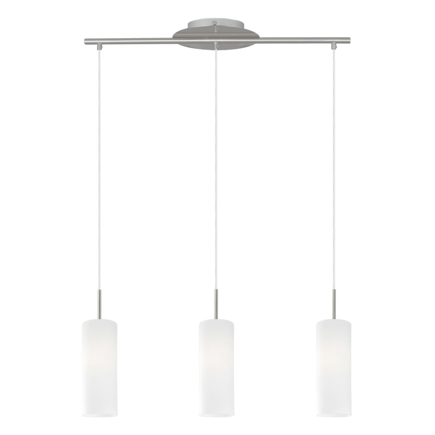 Udskiftningsglas til lysekrone og lampe Eglo - Troy 3 mælkehvid