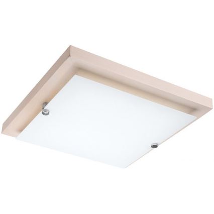 Udskiftningsglas 25x25 cm hvid