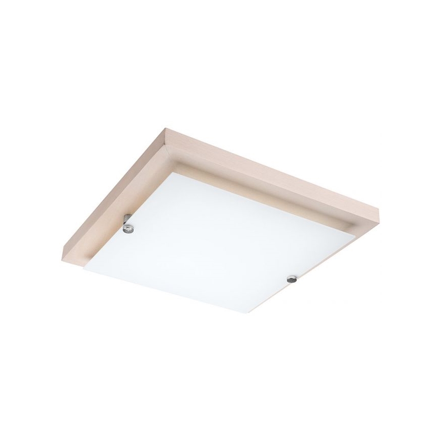 Udskiftningsglas 25x25 cm hvid