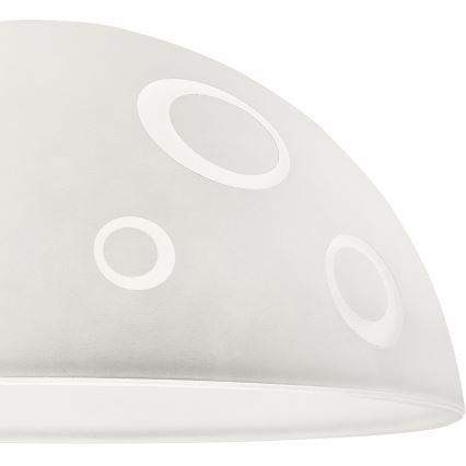 Udskiftningsglas til lysekrone SFERA E27 140x300 mm hvid