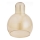 Udskiftningsglas til lysekrone diameter 13 cm beige