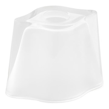 Udskiftningsglas til lysekrone E14 9,5x12 cm hvid