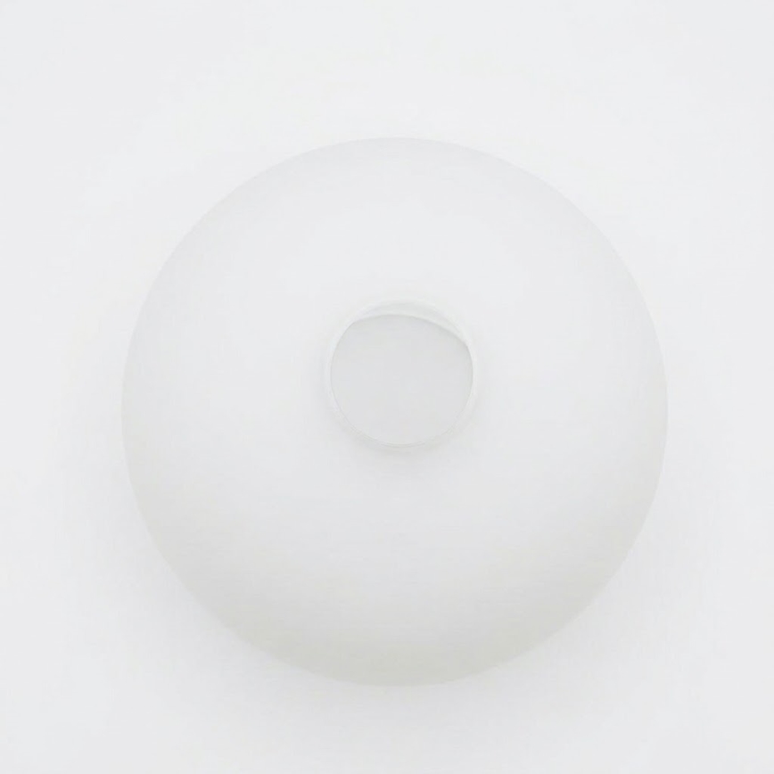 Udskiftningsglas til lysekrone E14 diameter 15 cm hvid