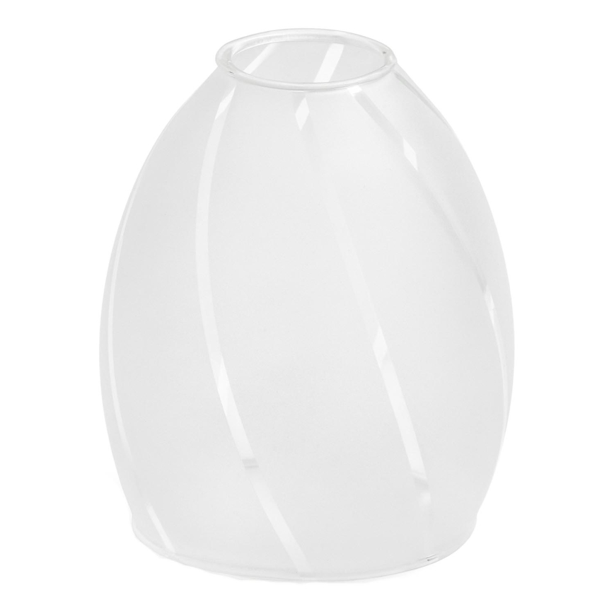 Udskiftningsglas til lysekrone E14 diameter 9 cm hvid