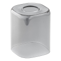 Udskiftningsglas til lysekrone E27 11x9,5 cm grå