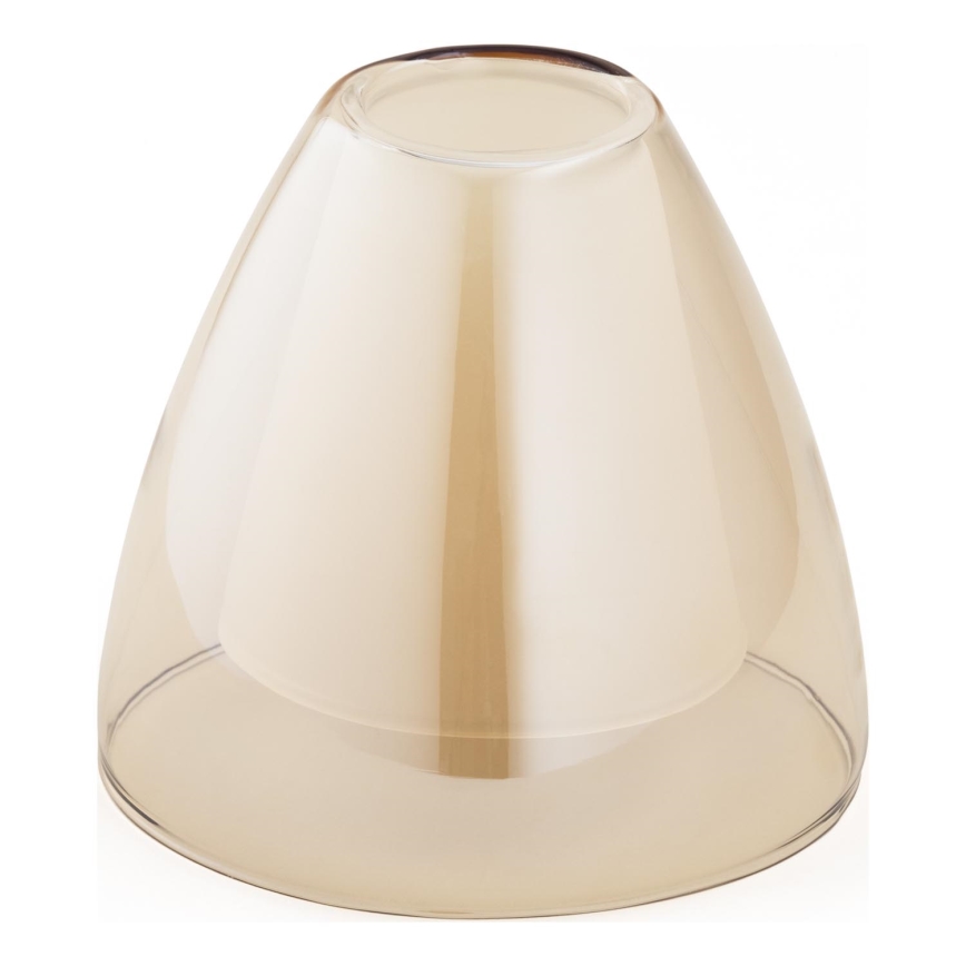 Udskiftningsglas til lysekrone E27 diameter 11,5 cm beige