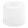 Udskiftningsglas til lysekrone E27 diameter 13 cm hvid