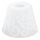 Udskiftningsglas til lysekrone E27 diameter 15 cm hvid