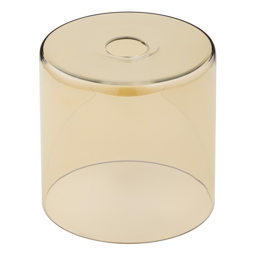 Udskiftningsglas til lysekrone E27 diameter 18 cm beige
