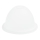 Udskiftningsglas til lysekrone E27 diameter 19 cm hvid