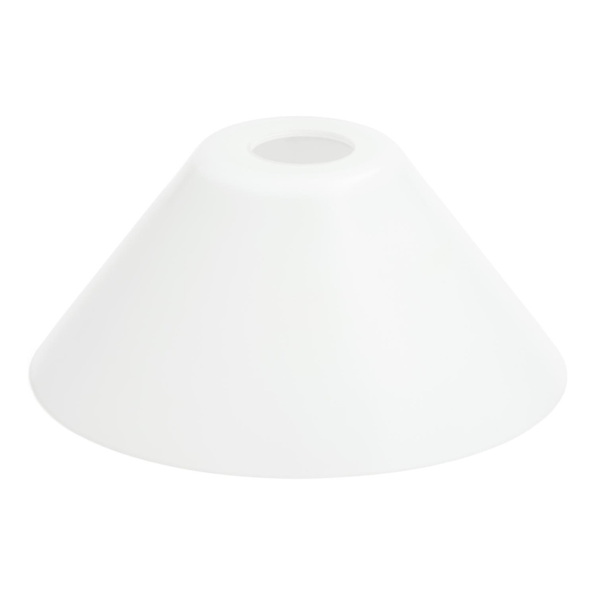 Udskiftningsglas til lysekrone E27 diameter 22 cm hvid
