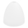 Udskiftningsglas til lysekrone E27 diameter 23,5 cm hvid